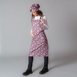 Delantal cocina unisex con bolsillo algodón 5108