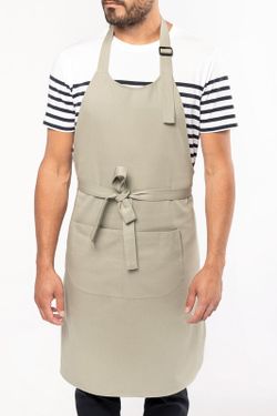 Grembiule in cotone biologico con tasca