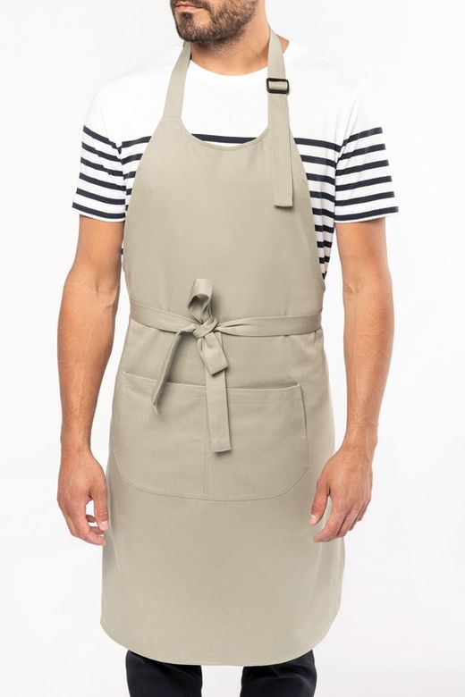 Grembiule in cotone biologico con tasca