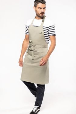 Grembiule in cotone biologico con tasca