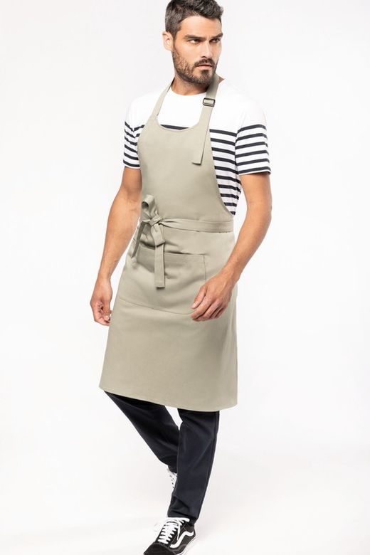 Grembiule in cotone biologico con tasca