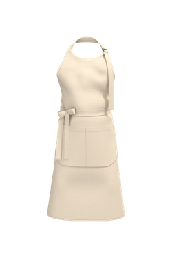 Bio-Baumwolle Schürze mit Tasche