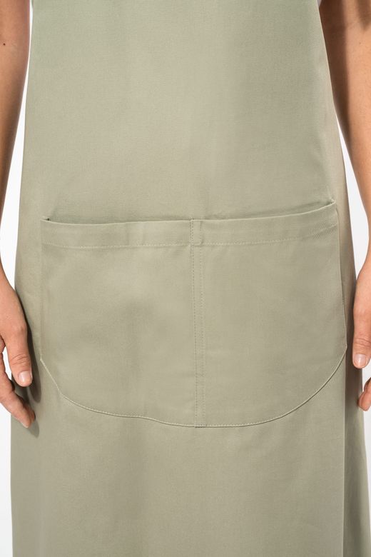 Bio-Baumwolle Schürze mit Tasche