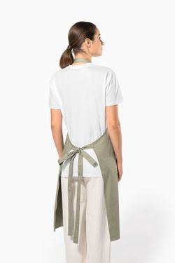Bio-Baumwolle Schürze mit Tasche