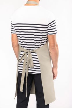 Bio-Baumwolle Schürze mit Tasche