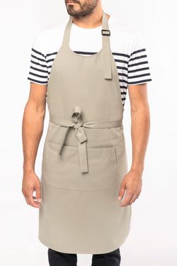 Bio-Baumwolle Schürze mit Tasche