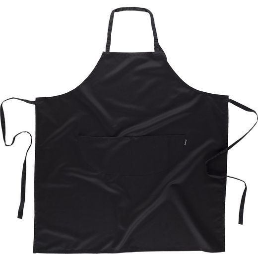 Apron with bib 2 pockets 95x90 Black