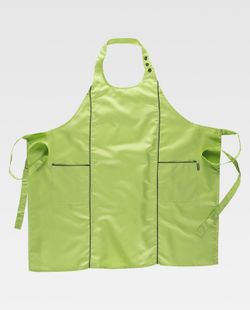 Schürze mit Lätzchen 90x90 Live Kontrast Green Lime