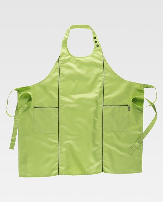 Schürze mit Lätzchen 90x90 Live Kontrast Green Lime
