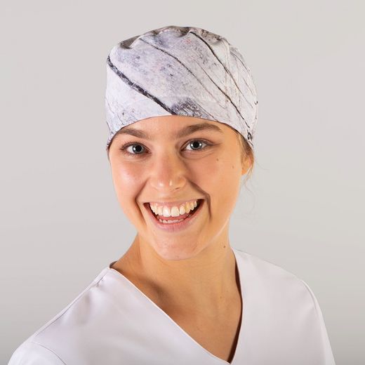 Gorro Cirujano Goma Tejido Reciclado Corteza