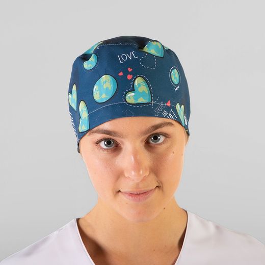 Gorro Cirujano Goma Tejido Reciclado Corteza