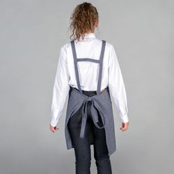 Delantal Con Peto Loneta  86x77 Cm