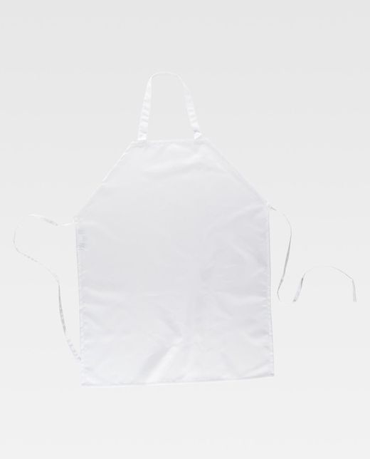 Tablier bavette sans poches 90x70 Blanc