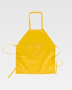 Schürze mit Lätzchen und Tasche Sonderanfertigung Gelb