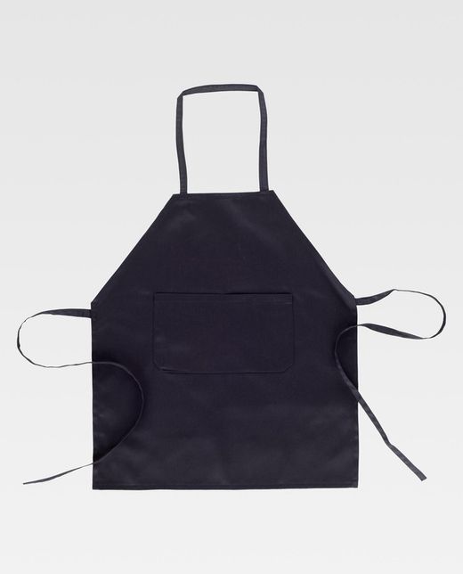 Schürze mit Lätzchen und Tasche Special Manufacture Black