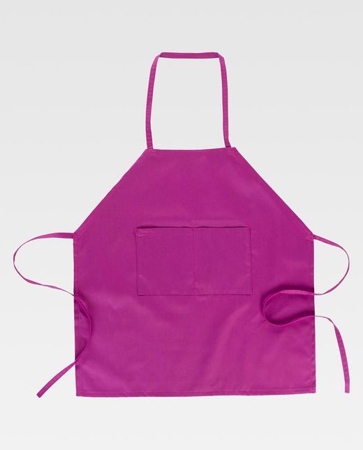 Schürze mit Brustpanzer und Tasche Special Manufacture Fuchsia Pink
