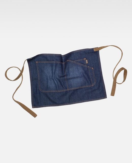Kurze Schürze mit Jeansstoff 50x35 Denim