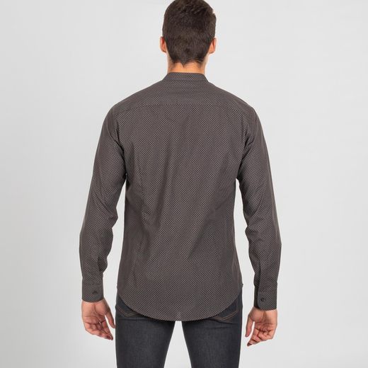 Camisa Hombre Leone Slim Fit Popelin Amebas
