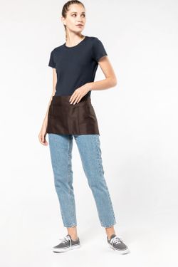 Kurze Schürze aus Polyester / Baumwolle