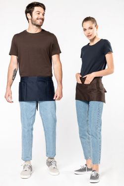Kurze Schürze aus Polyester / Baumwolle