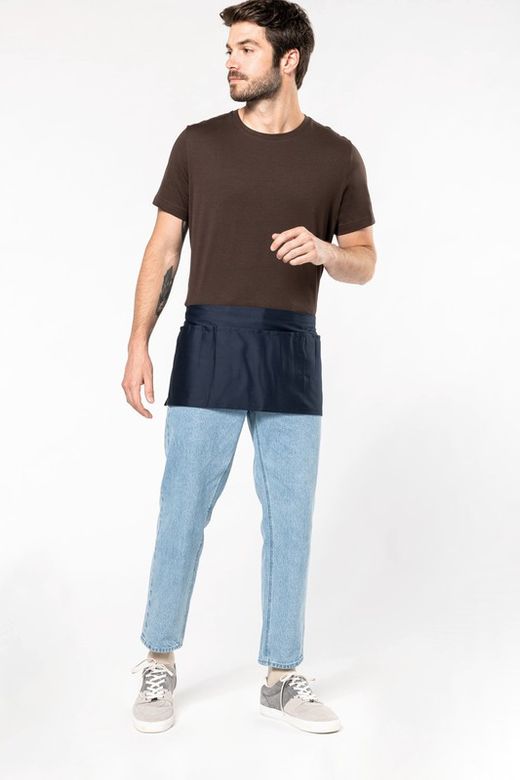 Kurze Schürze aus Polyester / Baumwolle
