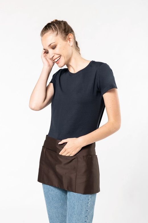Kurze Schürze aus Polyester / Baumwolle