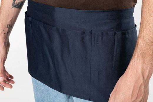 Kurze Schürze aus Polyester / Baumwolle