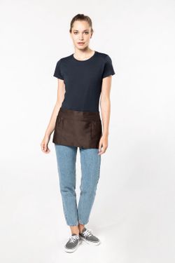 Kurze Schürze aus Polyester / Baumwolle