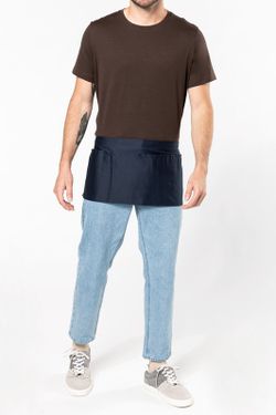 Kurze Schürze aus Polyester / Baumwolle