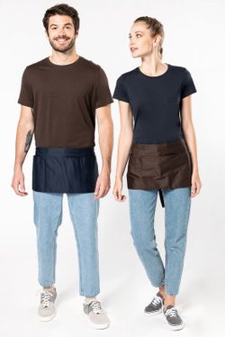 Kurze Schürze aus Polyester / Baumwolle