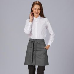 Delantal Corto Remaches Sarga Reciclada 50x74 Cm