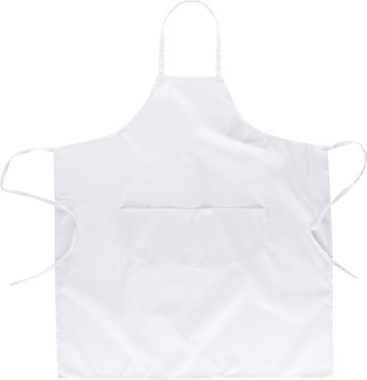 Grembiule croce lungo 95x90cm con 2 buste Produzione speciale Bianco