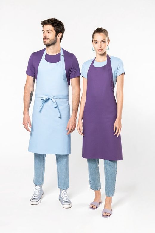 Baumwollschürze ohne Taschen