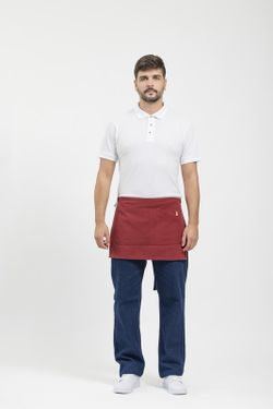 Delantal de color Granate