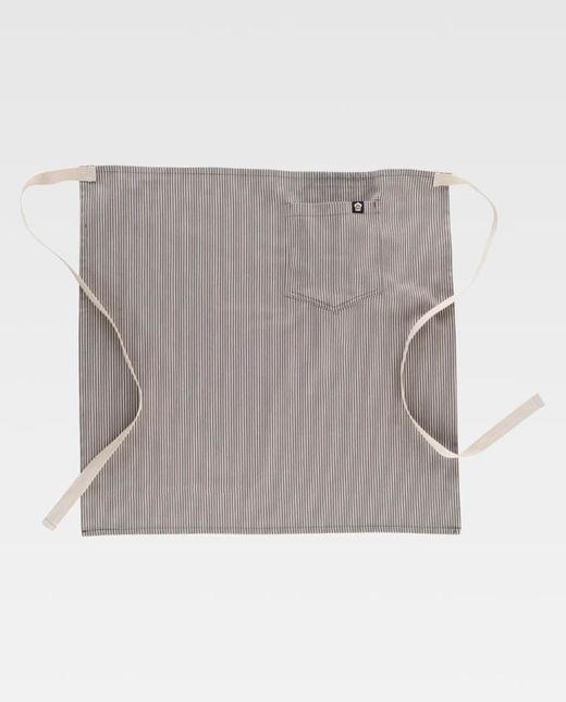 Delantal de color Gris+Natural | SERVICIOS