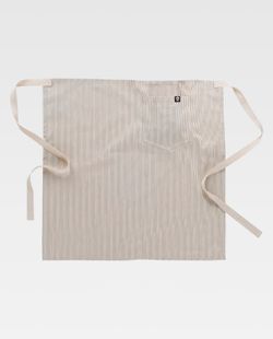Delantal de color Natural+Gris | SERVICIOS