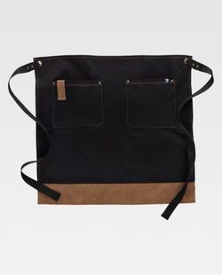 Delantal de color Negro+Marrón | SERVICIOS