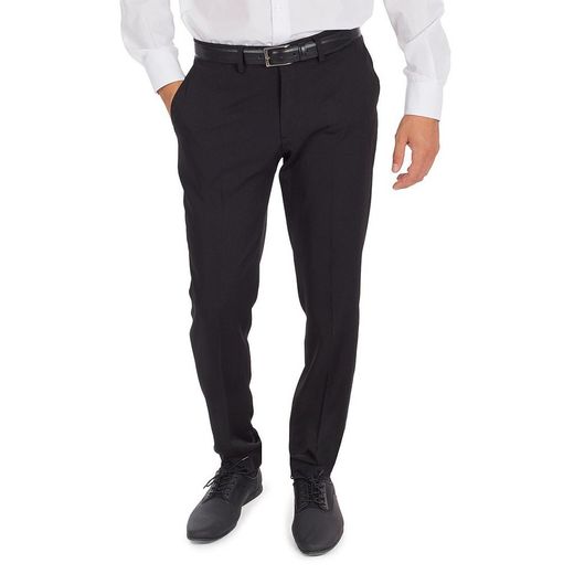 Pantalon Hombre  Slim Fit Sin Pinzas Tecno