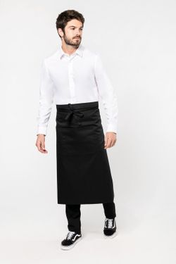 Extra lange Schürze aus Polyester / Baumwolle