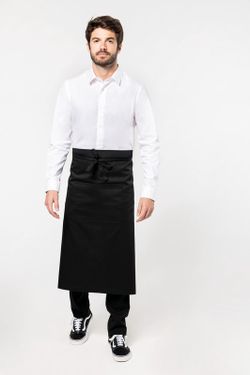 Extra lange Schürze aus Polyester / Baumwolle