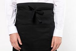 Extra lange Schürze aus Polyester / Baumwolle