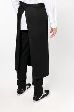 Extra lange Schürze aus Polyester / Baumwolle