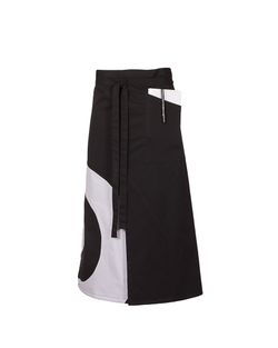 DELANTAL FRANCES ABIERTO CIRCULOS 90X75 CM