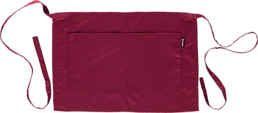 French short apron 2 pockets 35x50 Maroon