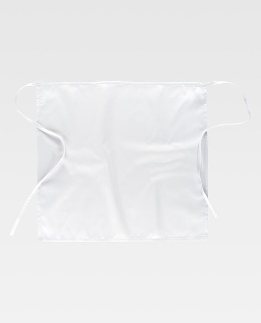 Delantal francés largo 65x70 sin bolsos Blanco