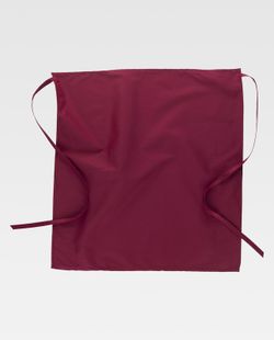 Delantal francés largo 65x70 sin bolsos Granate