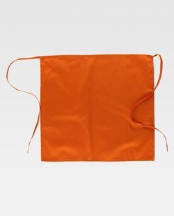 Lange französische Schürze 65x70, ohne Taschen Orange
