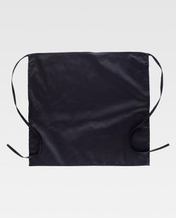 Lange französische Schürze 65x70, ohne Taschen Schwarz