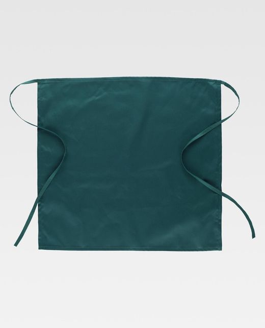 Lange französische Schürze 65x70, ohne Taschen Grün
