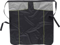 Delantal francés largo combinadoTratamiento Teflón Negro Gris / Amarillo